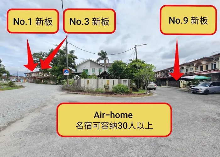 Air-Home No 9 Kampung Boyan, 4Br, 9Pax, Netflix Taiping
